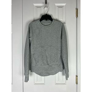 Lululemon Womens Grey Quilted Sweatshirt Size 2